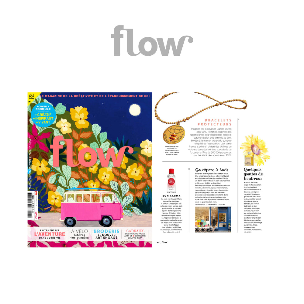 L'huile Poudre Sentimentale dans le Flow Magazine