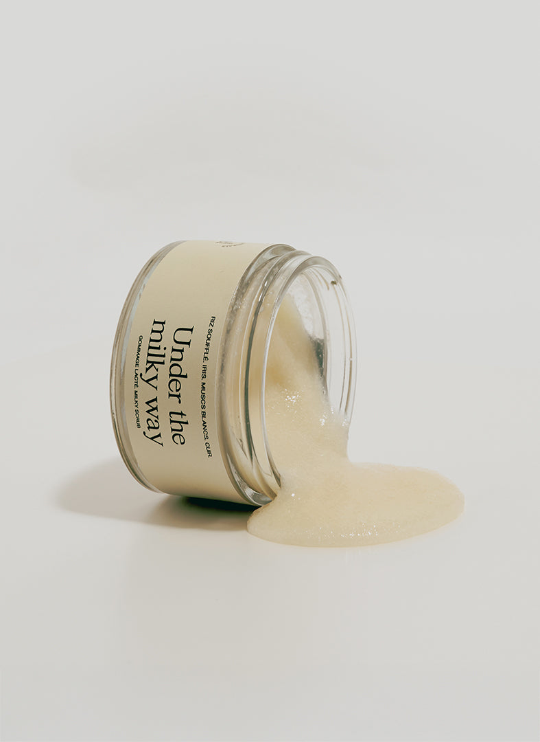 Gommage lacté parfumé Under the milky way de chez Refeel Naturals