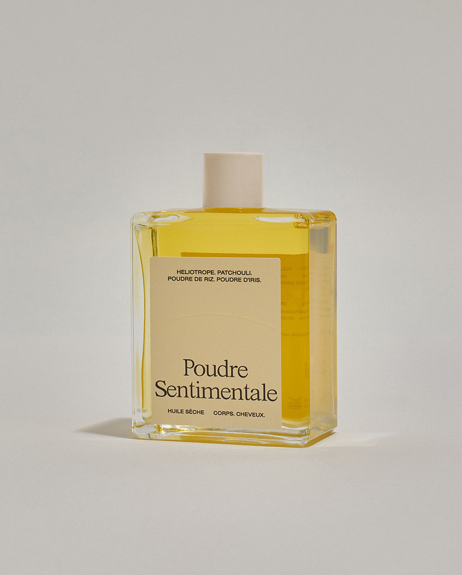 Huile sèche parfumée Poudre Sentimentale de chez Refeel Naturals