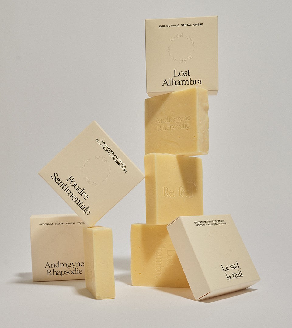 The quatuor scented soaps set